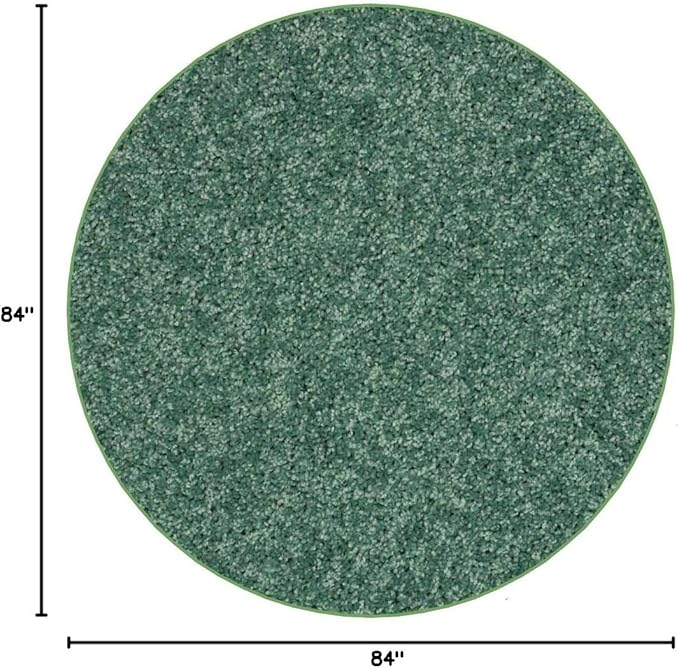 KOECKRITZ Soft and Colorful Kids Classroom Area Rugs (Passes Flammability Pill Test) Many Sizes and Bright Colors to Select from (7' Round, Froggy)-Ruum Studio Home
