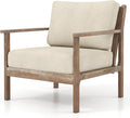 Giantex Mid Century Modern Accent Chair, Wooden Arm Chair w/Solid Wood Frame, Removable Seat Cushion & Pillow, Vintage Comfy Reading Chair for Living Room, Bedroom, Study-Ruum Studio Home