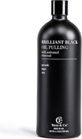 Terra & Co.® Brilliant Black® Oil Pulling Mouthwash | Natural Oil Rinse with Vitamin E for Strong Gums & Healthy Teeth | Fluoride-Free, Made in USA | 6.75 oz-Ruum Studio Home