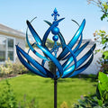 LimeHill Wind Spinner for Yard and Garden - Large Metal Kinetic Wind Sculptures, Yard Art Outdoor Decor (27 x 91 inches)-Ruum Studio Home