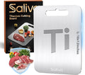 Saliva Titanium Cutting Boards for Kitchen, Cutting Board Double Sided Food Grade, Dishwasher Safe, No Blunt Knife, Chopping Boards with Handle for Meat, Fruit & Vegetable (16x12in)-Ruum Studio Home