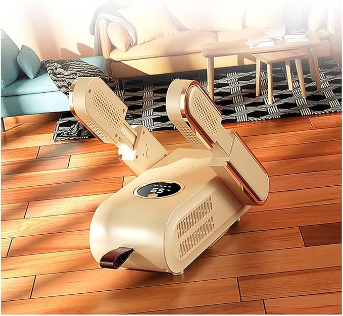 Shoe Dryer, Quick Drying Cleat Dryer with Smart Timer, Safe Shoe Deodorizer with Digital Display, Portable Foldable Boot Warmers for Home, Travel, Skiing and Holiday Gifts-Ruum Studio Home