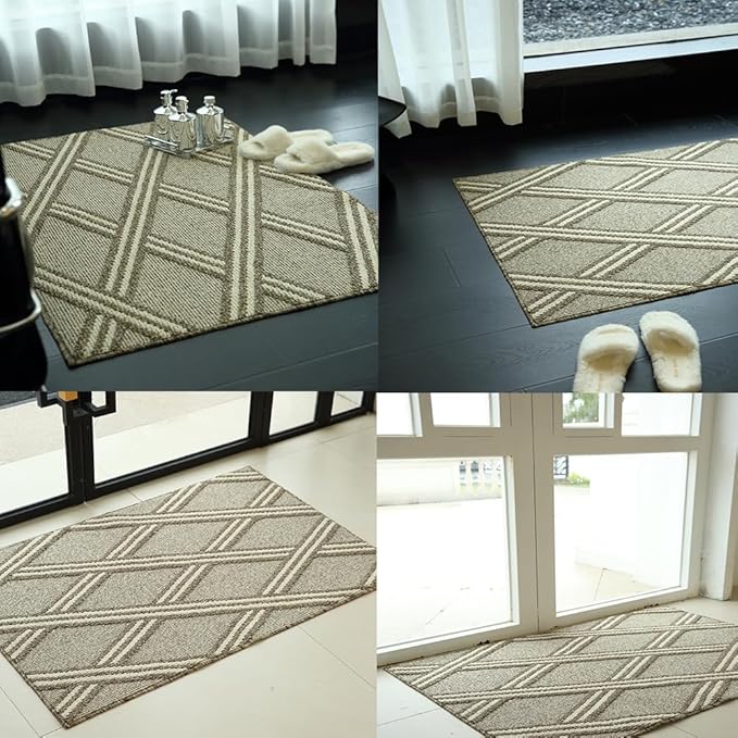 Door Mat Indoor Entrance, Large Welcome Mat Outdoor, Non Slip Front Door Mat Entryway(32X48)-Ruum Studio Home