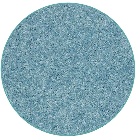KOECKRITZ Soft and Colorful Kids Classroom Area Rugs (Passes Flammability Pill Test) Many Sizes and Bright Colors to Select from (4' Round, Surf)-Ruum Studio Home