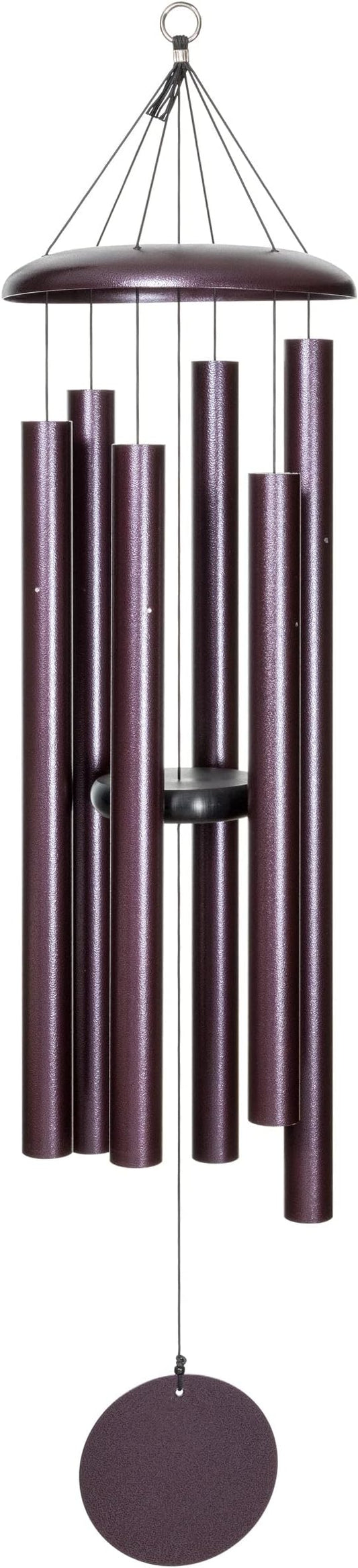 Corinthian Bells by Wind River - 50 inch Plum Wind Chime for Patio, Backyard, Garden, and Outdoor Decor (Aluminum Chime) Made in The USA-Ruum Studio Home