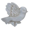 NAT & Jules Animal Character Shaped Dimensional Indoor Outdoor 11 inch Cast Resin Decorative Garden Stepping Stone, Patio, Walkway Sculpture Yard Art, Stone Grey Bluebird-Ruum Studio Home
