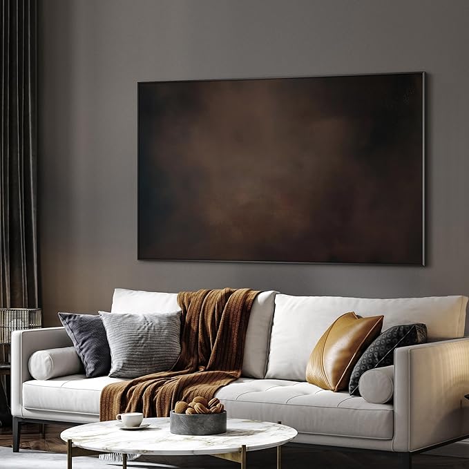 SIGNWIN 36"x60" Extra Large Framed Wall Art Dark Brown Abstract Moody Illustration for Home Living Room Bedroom Decor (Frame Assembly Required)-Ruum Studio Home