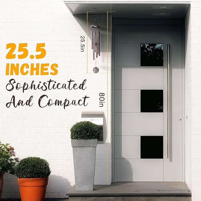 Gifts for Aunt, 25''Wind Chimes, Birthday Gifts for Aunt from Nephew Niece, Best Aunts Ever Gift for Women,Thanksgiving,Christmas Day Gift Ideas for Love Rreminder.-Ruum Studio Home