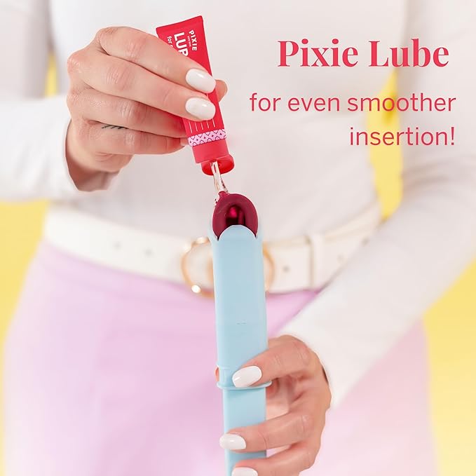 Pixie Menstrual Disc Applicator, Feminine Wash (2.5oz) & All-Natural Lube (20mL) Bundle - Inserts Like A Tampon - Every Woman Can Now Use Period Discs - Perfect For Long Nails - NOT For Menstrual Cups-Ruum Studio Home