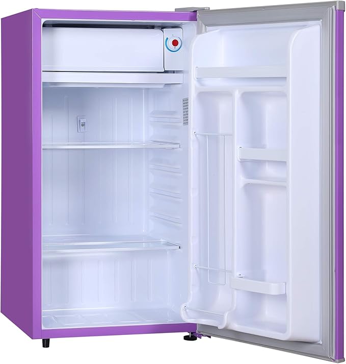 RCA RFR321-PURPLE 3.2 Cu Ft Compact Fridge, Mini Refrigerator, Purple-Ruum Studio Home