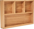pandapark Wood Organizer Tray,Black Walnut,Desk & Drawer Storage Box (Oak Master-4)-Ruum Studio Home