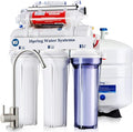 iSpring RCC7AK-UV, NSF Certified, 7-Stage Under Sink Reverse Osmosis Water Filtration System with Alkaline Remineralization and UV Filter, Patented Top-Mounted Faucet Design for Easy Installation-Ruum Studio Home