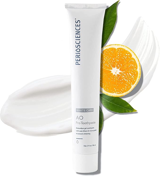 PerioSciences AO Pro Post Whitening Toothpaste with Nano Hydroxyapatite, Remineralizing, 3 fl oz / 90ml-Ruum Studio Home