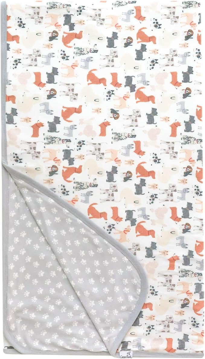 Copper Pearl Jumbo Premium Knit 3 Layer Stretchy Throw Blanket Rufus, Twin-Ruum Studio Home