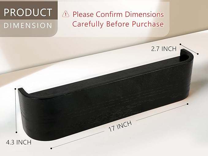 OLEEK Wall Coat Rack with Shelf - Wall Shelf with Hooks - entryway Hooks - Modern Coat Rack - Wooden Mount for Home Decor - Jacket Hanger - Coat Hanger Wall Mount-Ruum Studio Home