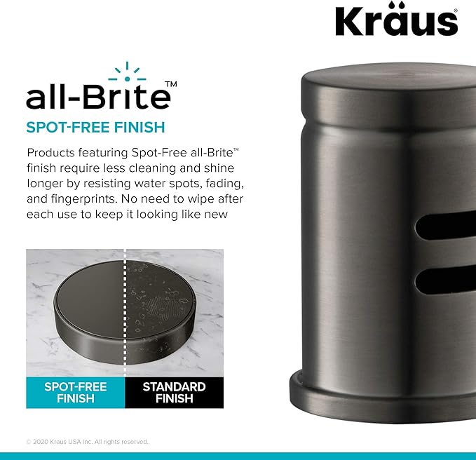 KRAUS Dishwasher Air Gap in Spot Free Black Stainless, KAG-2SFSB-Ruum Studio Home