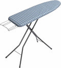 APEXCHASER Ironing Board, Full Size Iron Board with Iron Rest, lightweight Ironing Board with Height Adjustable, Extra Thick Heat-Resistant Cover with Padding, Heavy-Duty Sturdy Metal Legs, 43x13 Blue-Ruum Studio Home