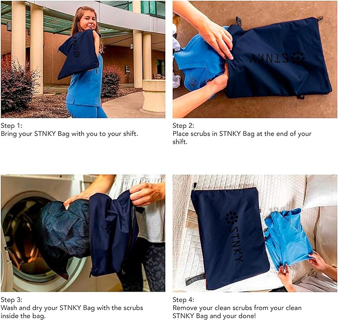 Bag Pro - Laundry Bag - Wash Bag for Health Workers, Sports, Fitness & Travel-Ruum Studio Home