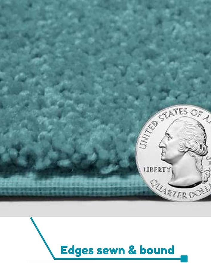 KOECKRITZ Soft and Colorful Kids Classroom Area Rugs (Passes Flammability Pill Test) Many Sizes and Bright Colors to Select from (5' x 7', Surf)-Ruum Studio Home