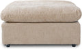 JACH Modular Ottoman Seater for Living Room, Cushion Covers Removable, Minimalist Comfy Footstool, Breathable Ottoman for Living Room Apartment (Khaki)-Ruum Studio Home