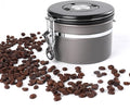 malmo Coffee Canister, Airtight Coffee Container with Date Tracker Lid, Stainless Steel Canister for Kitchen Food Storage (Gary, 9oz)-Ruum Studio Home