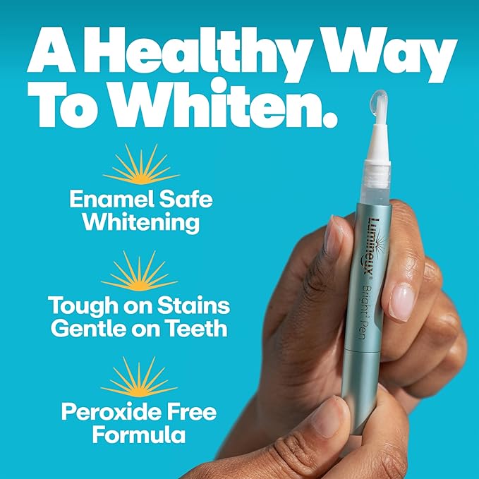 Lumineux 2-in-1 Whitening Pen (1 Pack) Enamel Safe and Clinically Proven to Whiten Without The Sensitivity - Removes Coffee, Tea, and Smoking Stains-Ruum Studio Home
