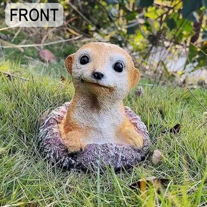 Meerkat Statue - Charming Meerkat Garden Animal Statue: Lifelike Decor Accent for Your Yard or Patio - Add Personality to Your Outdoor Space-Ruum Studio Home