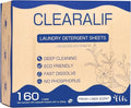 CLEARALIF Laundry Detergent Sheets Up to 160 Loads, Fresh Linen - Great For Travel,Apartments, Dorms,Laundry Detergent Strips Eco Friendly & Hypoallergenic-Ruum Studio Home