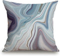 TSSOHU Throw Pillow Cover Black Granite Marble White Gray Pattern Abstract Blue Ink Liquid Decorative Pillow Case Home Decor Square 18x18 Inches Pillowcase-Ruum Studio Home