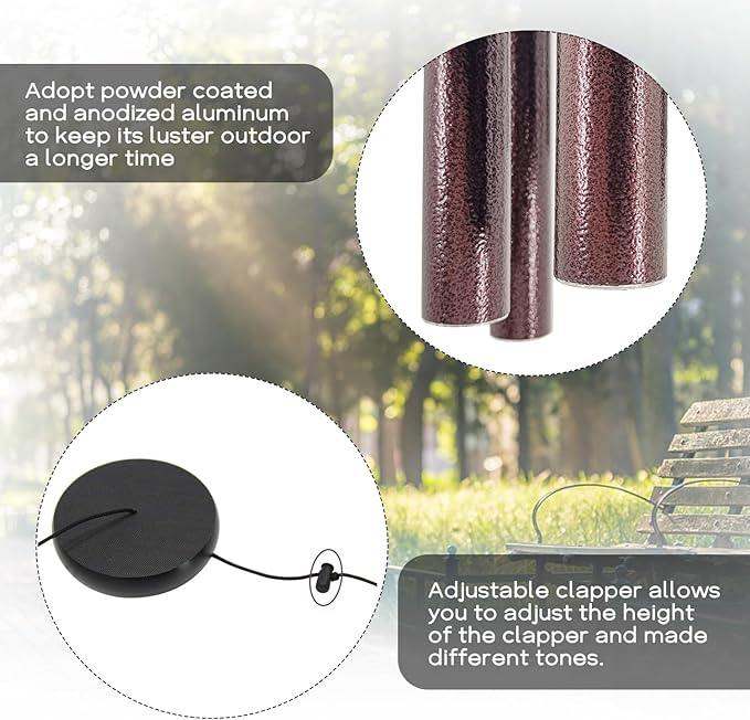 ASTARIN 36" Large Deep Tone Personalized Sympathy Wind Chimes, Memorial Wind Chime for Loss of Mother Father Loved One, Hummingbird Bereavement Gifts Decor Outdoor Patio Garden Graveyard-Ruum Studio Home