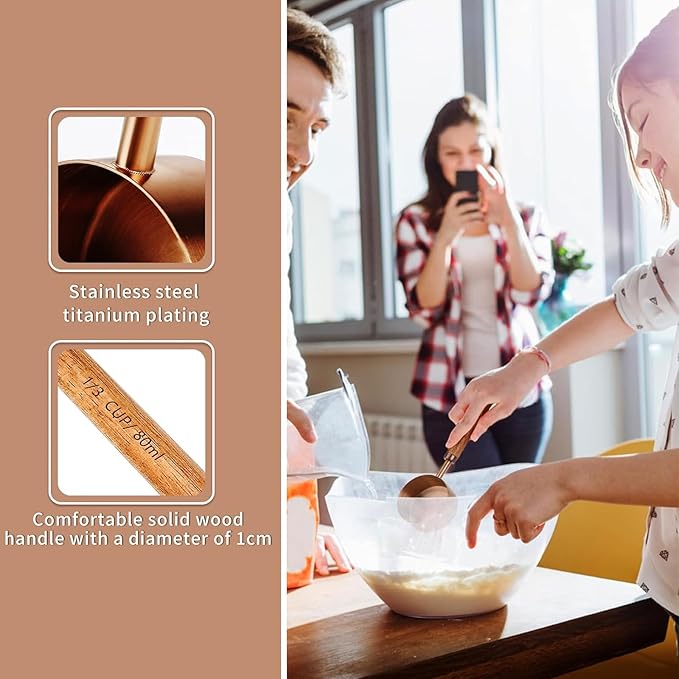 malmo Coffee Canister, Airtight Coffee Container with Date Tracker Lid, Stainless Steel Canister for Kitchen Food Storage (Black-Copper, 22oz with 1/4 Cup)-Ruum Studio Home