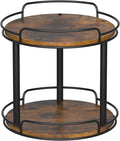 LAMU 10.2'' Wood Lazy Susan Turntable Organizer for Cabinet, 2 Tier Lazy Susan Spice Rack Organizer for Kitchen, Table Top, Countertop, Pantry, Medicine Organizer-Ruum Studio Home