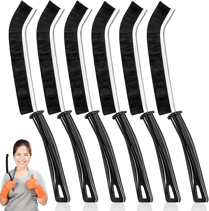 Crevice Cleaning Brush, Multifunctional Cleaning Brush Tool, Bathroom Gap Brush,Grout Brush, Cleaning Tools for Toilet, Bathrooms, Kitchens, Bathtub, Faucets, Sink, Windows，6pcs-Ruum Studio Home