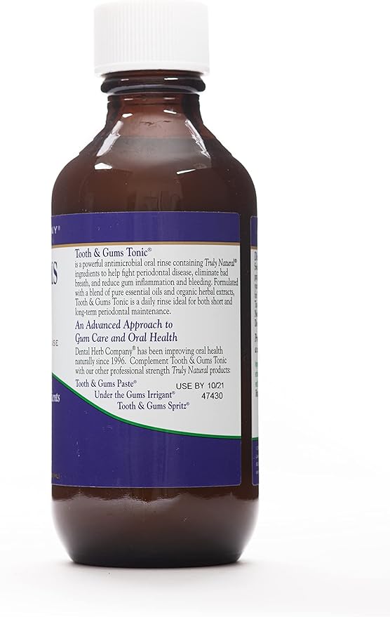 Dental Herb Company - Tooth & Gums Tonic (18 oz.) Mouthwash and Essentials Paste (Kit) - Truly Natural - Alchohol and Fluoride Free. Controls Bleeding and inflamed Gums and relieves Dry Mouth.-Ruum Studio Home
