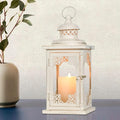 NEEDOMO Large Lanterns Decorative Indoor, 14'' Vintage Outdoor Lanterns with Clear Glass, Metal Candle Holder Lantern Rustic Farmhouse Shelf Decor for Indoor Outdoor Events Wedding and Party-Ruum Studio Home