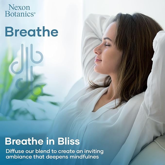 Breathe Essential Oil Blend 30 ml - Breath Sinus Relief with Menthol Oils - for Humidifiers, Diffusers, and Aromatherapy - Nexon Botanics-Ruum Studio Home