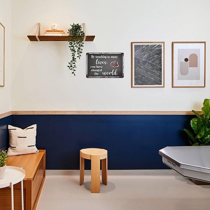 Nurse Retirement Gifts for Women, Nurses Practitioner Metal Tin Signs Home Decor Nursing School Graduation Happy Retirement Accessories Thank You Sign 8x12 Inch-Ruum Studio Home