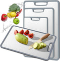 Titanium Cutting Board Double-sided non-slip silicone edging Pure Titanium Cutting Boards for Kitchen - Double-Sided Food-Grade Chopping Board Non-Stick Durable and easy to clean (3-Piece S/M/L)-Ruum Studio Home