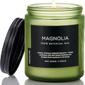 M&SENSE Magnolia Jasmine Scented Candle, 7.05oz 50 Hours Long Lasting Clean Non Toxic All Natural Soy Wax Candle for Relaxing & Stress Relief, 2 Wick Spring Fragrance Gifts for Home Decor-Ruum Studio Home
