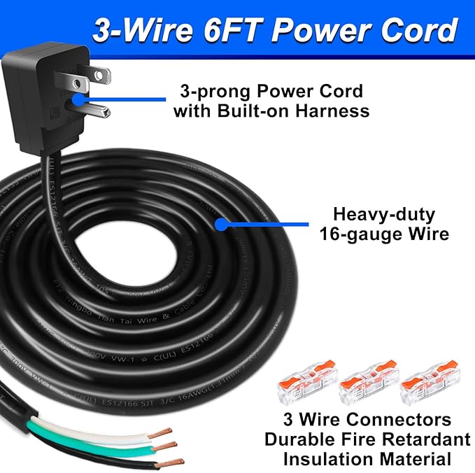 Dishwasher Installation Kit - 10 FT Stainless Steel Dishwasher Hose with 3/8" Compression Connections,Food Grade PEX Inner Tube Dishwasher Water Supply Line with Elbows,Adapters and 6 FT Power Cord-Ruum Studio Home