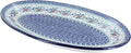 Blue Rose Polish Pottery December Joy Oval Platter-Ruum Studio Home
