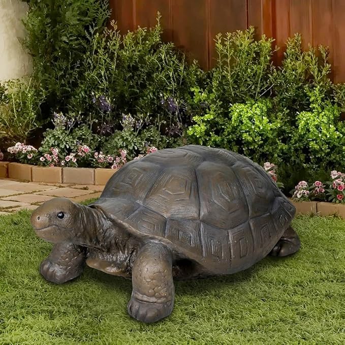 SKYFIRE Turtle Statues for Garden - 29.5' x 15.7' x 11.8' Fiber Reinforced Concrete Figurines, Garden Sculptures & Decor for Outdoors, Lawn, Yard - Outdoor Ornaments Gardening Gifts-Ruum Studio Home