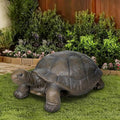 SKYFIRE Turtle Statues for Garden - 29.5' x 15.7' x 11.8' Fiber Reinforced Concrete Figurines, Garden Sculptures & Decor for Outdoors, Lawn, Yard - Outdoor Ornaments Gardening Gifts-Ruum Studio Home