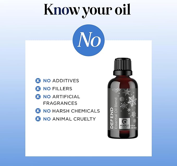 Defend Cleaning Essential Oil Blend - Pure Undiluted Natural Purification Essential Oils for Diffusers for Home Cleansing - Aromatherapy Essential Oil for Soap Making and Natural Household Cleaning-Ruum Studio Home