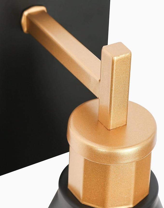 KSANA Black Gold Sconce, Modern Farmhouse Wall Sconces Lighting Fixture with Metal Shade for Bathroom, Kitchen, Bedroom and Stairway-Ruum Studio Home