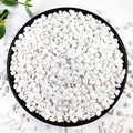 5LB Succulent and Cactus Gravel Pebbles, 1/5 Inch White Natural Decorative Polished Stones, River Rocks for Plants, Vases, Aquariums, Terrarium and Outdoor Gardening-Ruum Studio Home