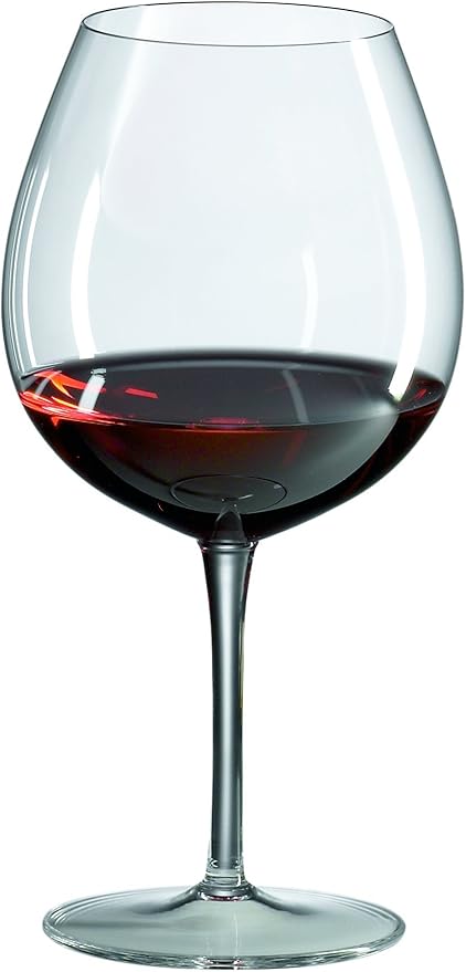 Ravenscroft Crystal Burgundy Glass, Set of 4-Ruum Studio Home