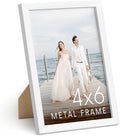 HAUS AND HUES Standalone White Aluminum Frame Set of 1-4x6-Ruum Studio Home