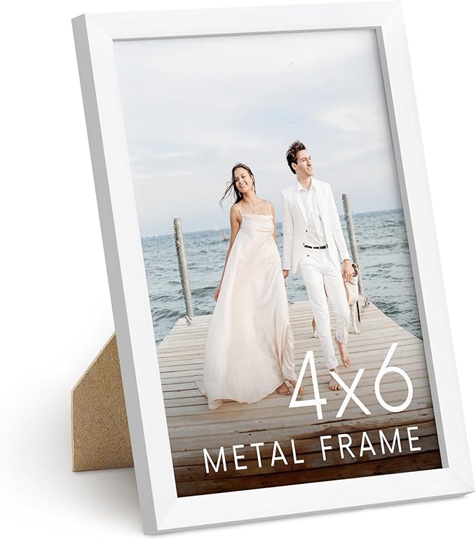 HAUS AND HUES Standalone White Aluminum Frame Set of 1-4x6-Ruum Studio Home