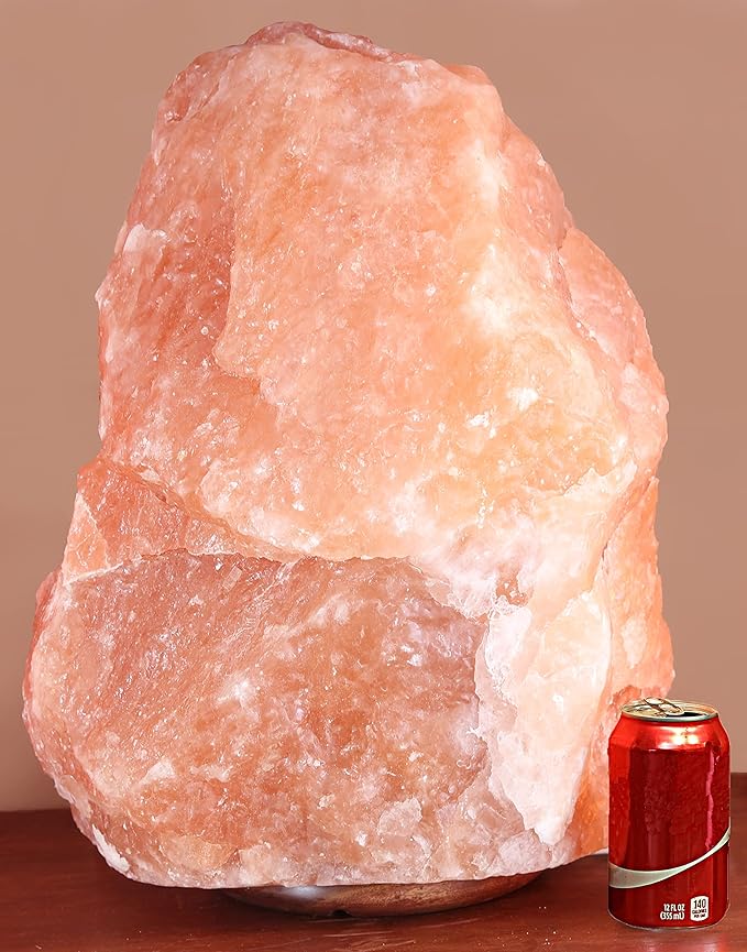 Giant Natural Himalayan Crystal Rock Salt Lamp 145~160 lbs-Ruum Studio Home